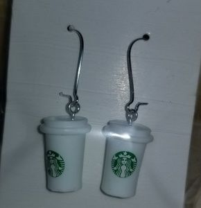 COFFEE THEME earrings sterling silver
